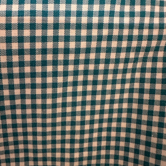 Jos. A. Banks Men’s Tight Green Checkered Button Down Size Medium - Picture 2 of 2